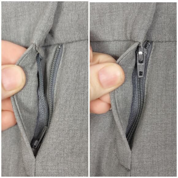 Kenneth Cole Women Amanda Pant Heather Gray Dress Slacks Size 12 Short - Picture 14 of 15